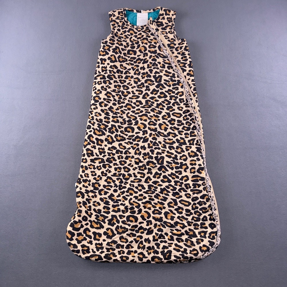 Posh Peanut Leopard Print Bamboo Viscose Sleep Bag 1.0 TOG 6-18 Months